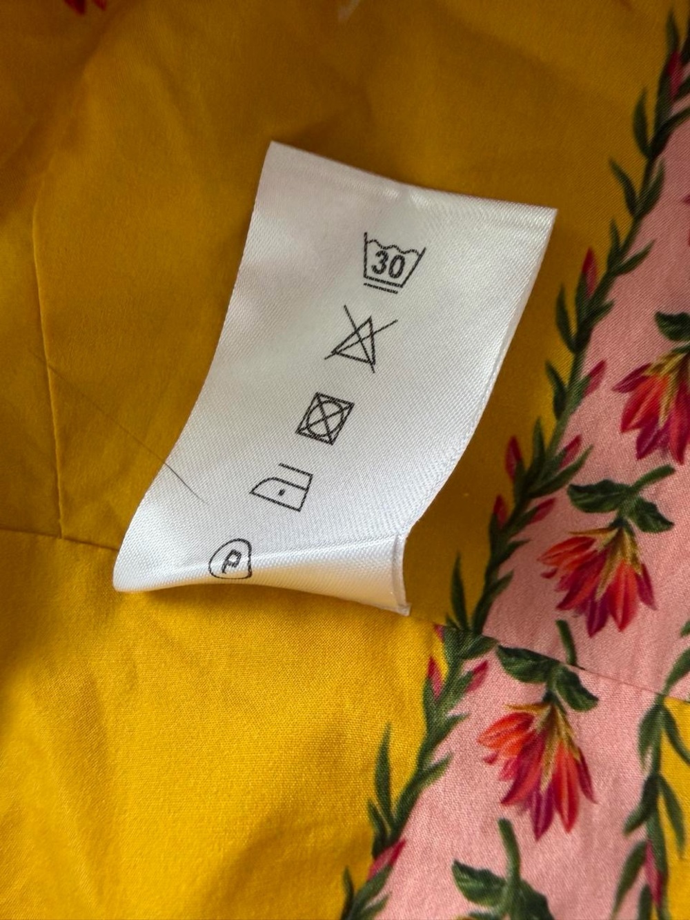 NWT FARM RIO Yellow Spring Awakening Organic Cotton Top - Picture 7 of 7